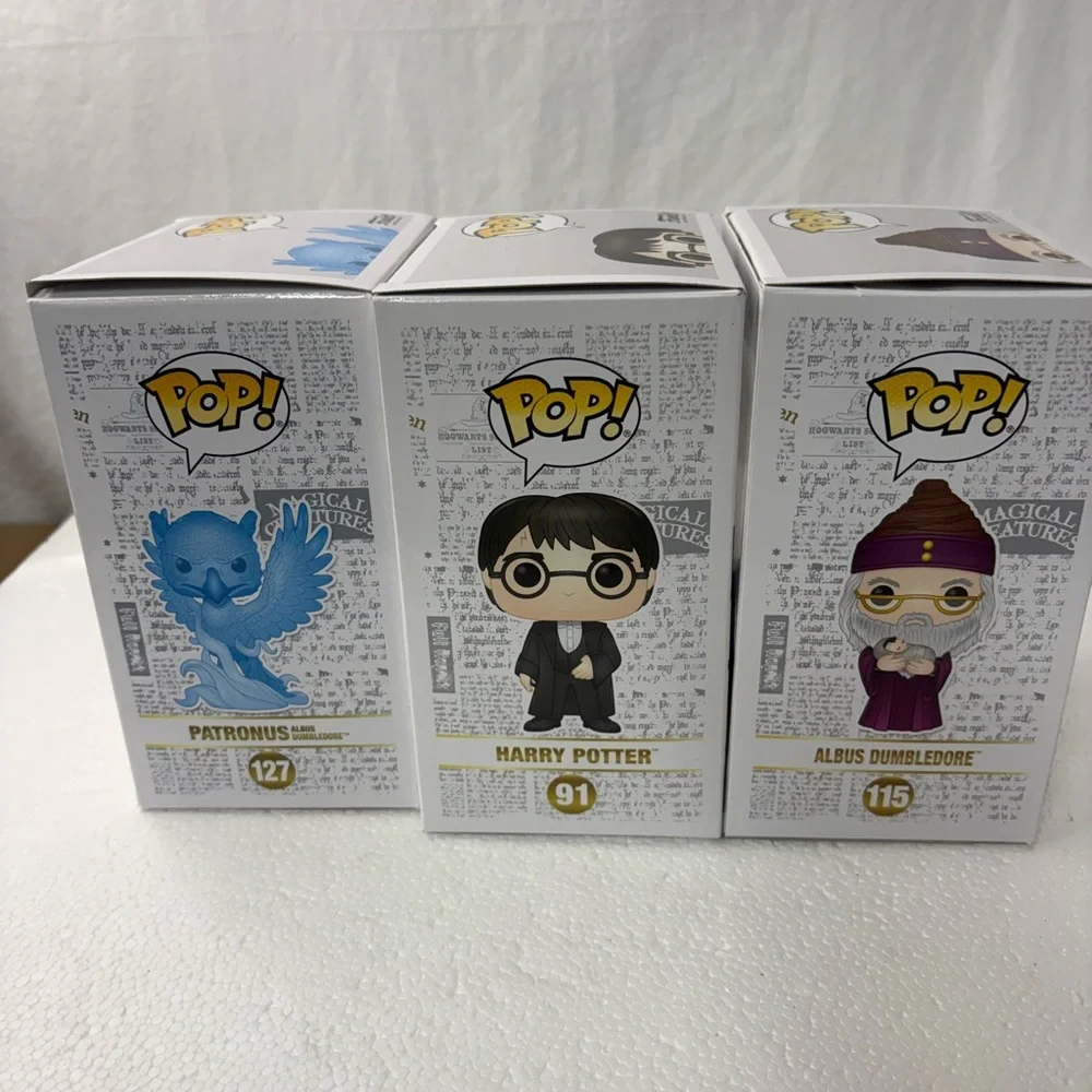 Lot of 3 Funko pop! Harry Potter, Dumbledore, patronus 127 115 91 - Picture 6 of 6